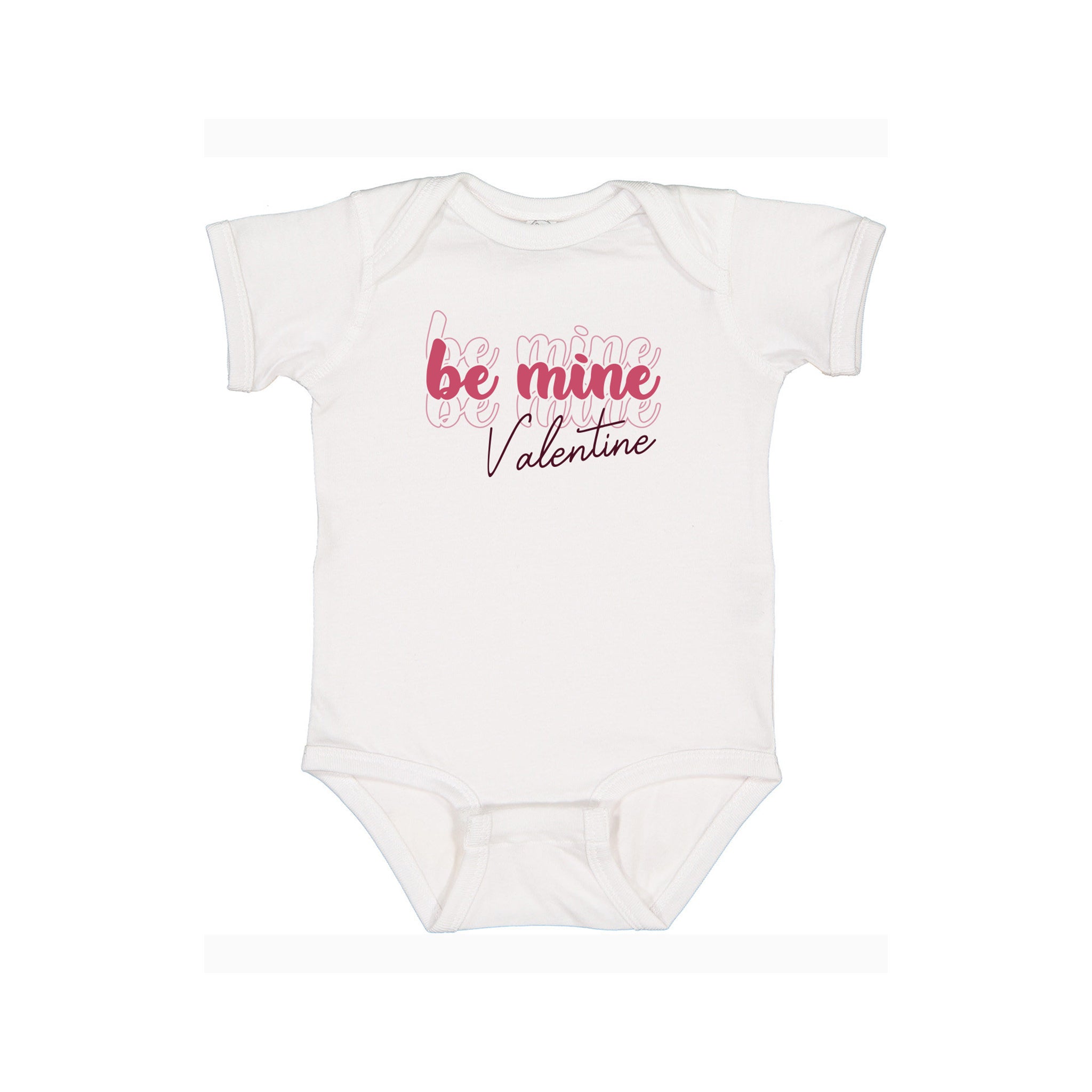 Be Mine Valentine Graphic Onesie
