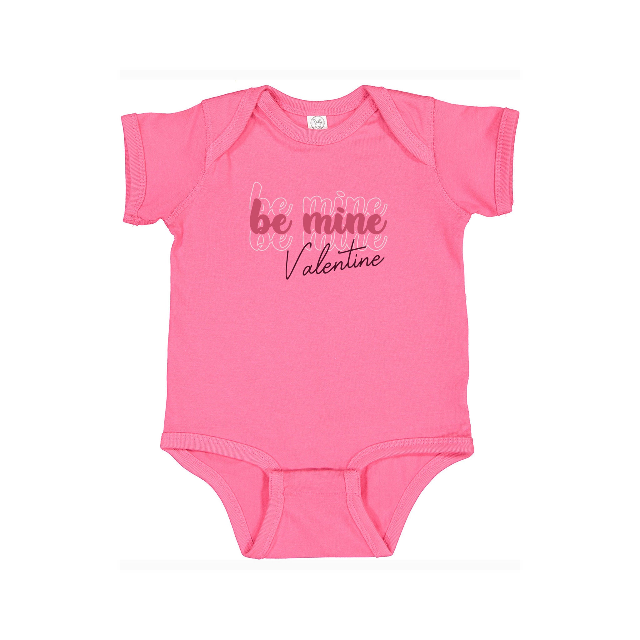 Be Mine Valentine Graphic Onesie