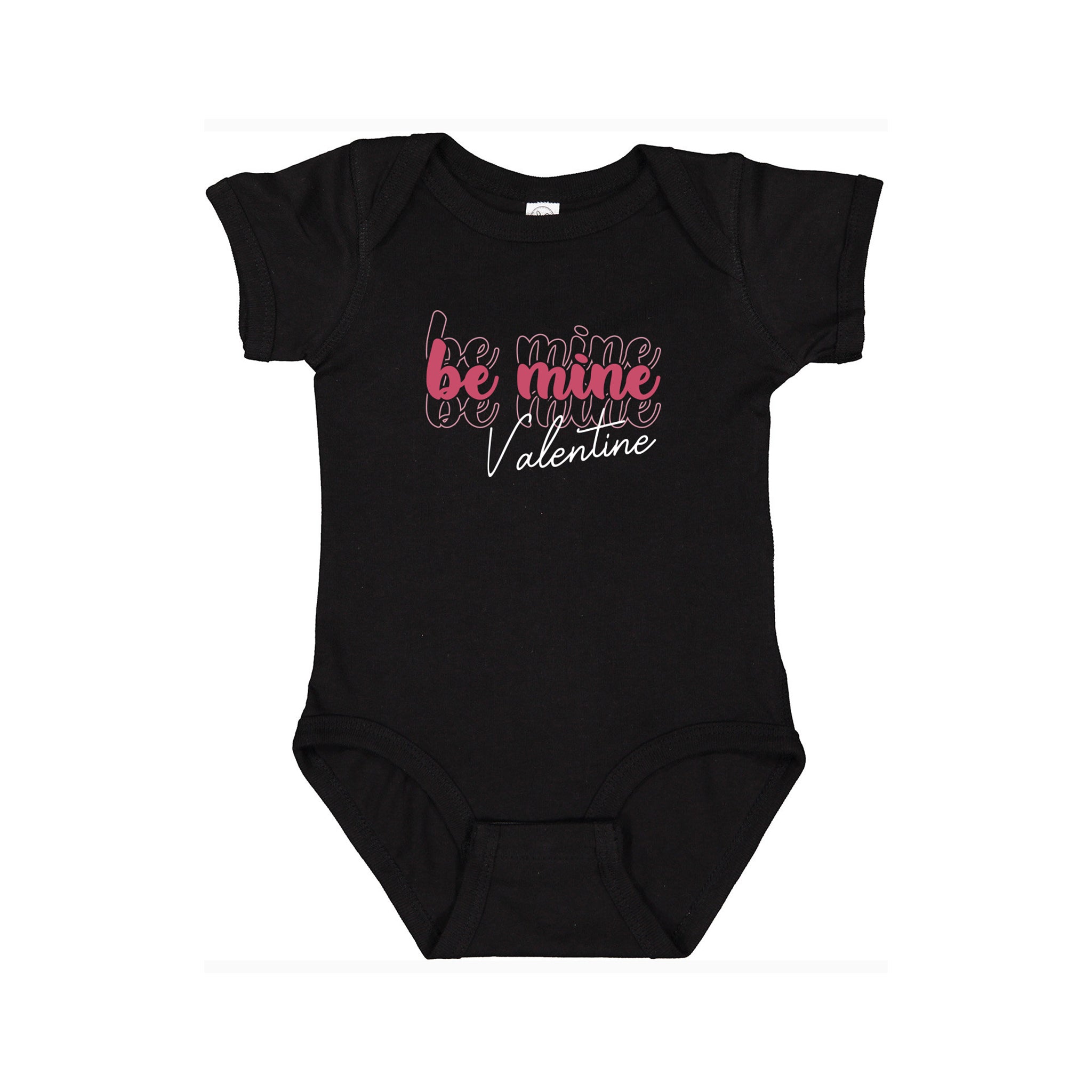 Be Mine Valentine Graphic Onesie