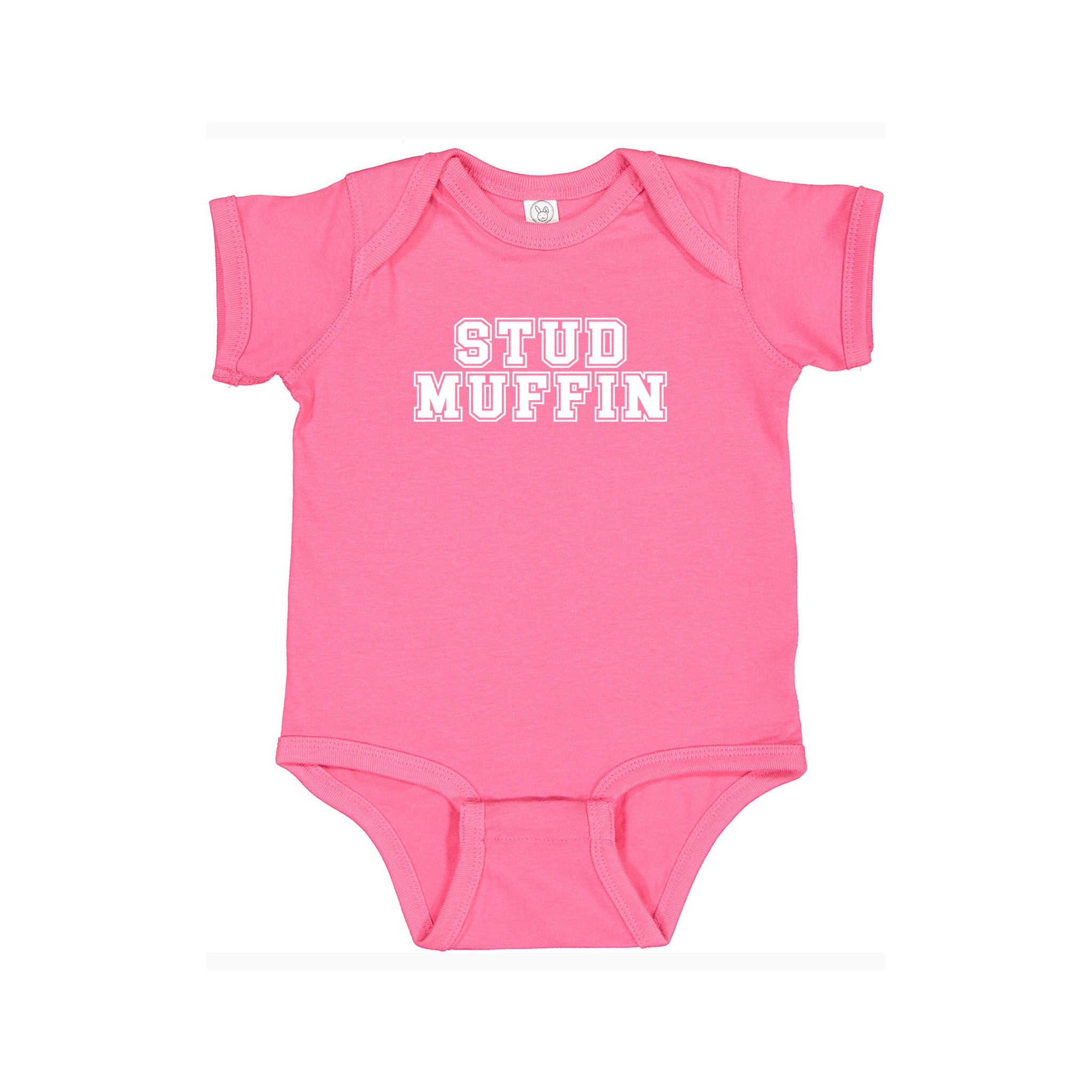 Stud Muffin Graphic Valentine's Onesie