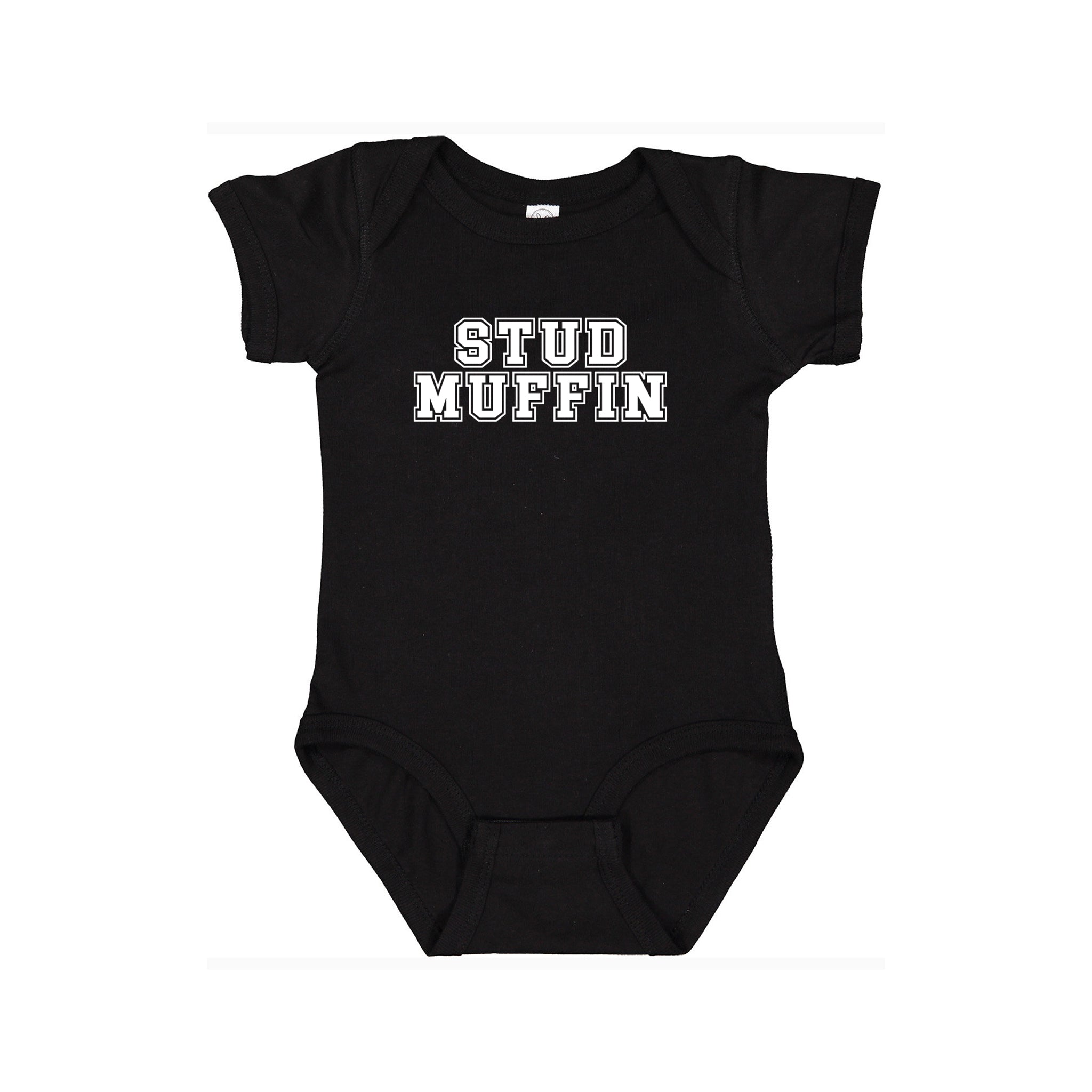 Stud Muffin Graphic Valentine's Onesie