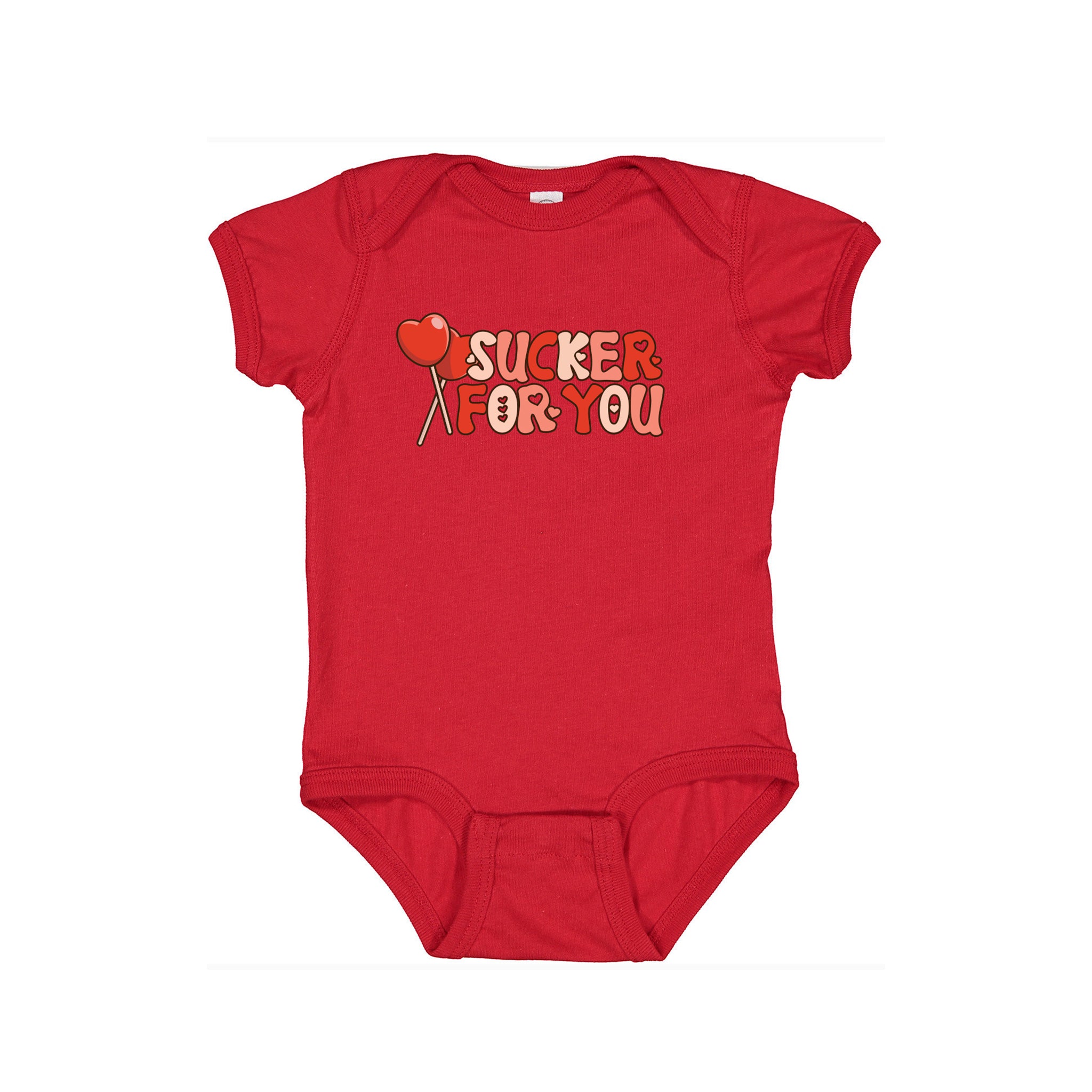 Sucker For You Graphique Valentine’s Onesie