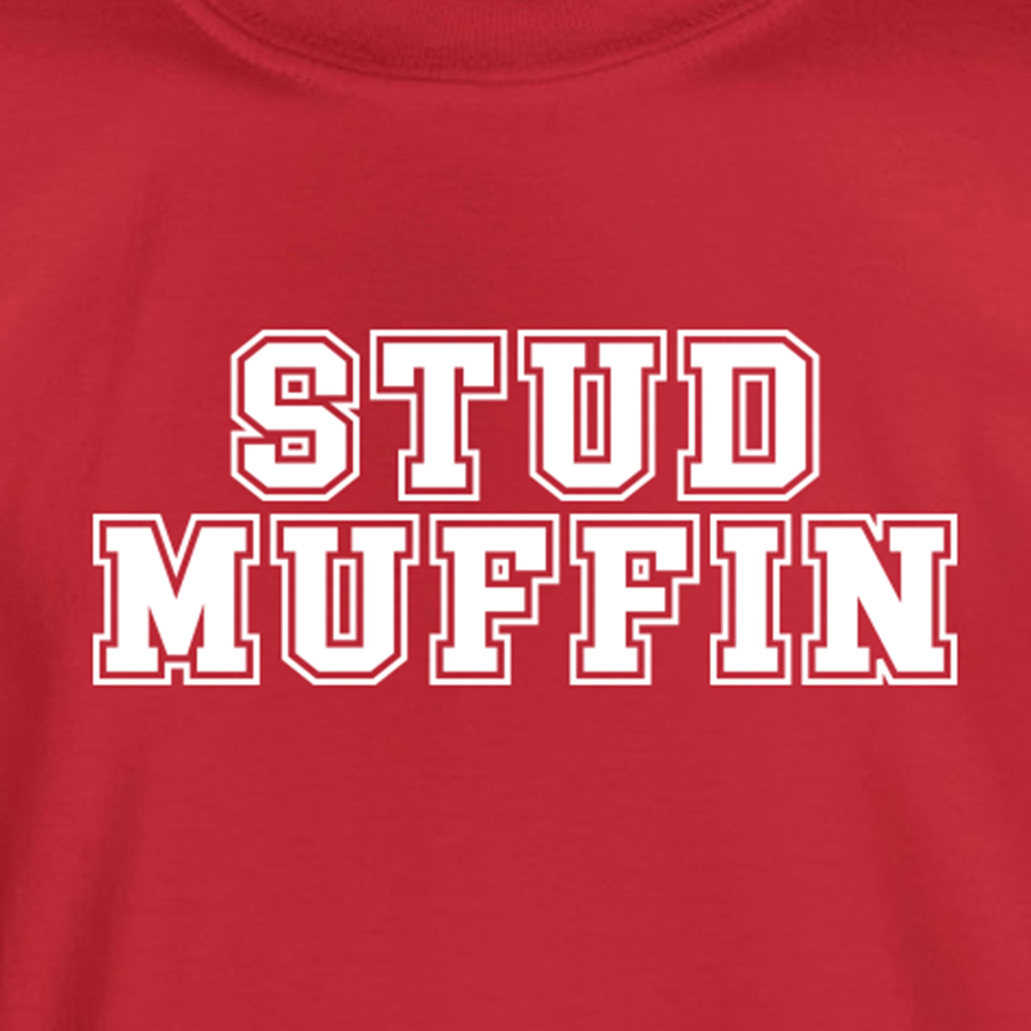 Stud Muffin Graphic Valentine's Onesie
