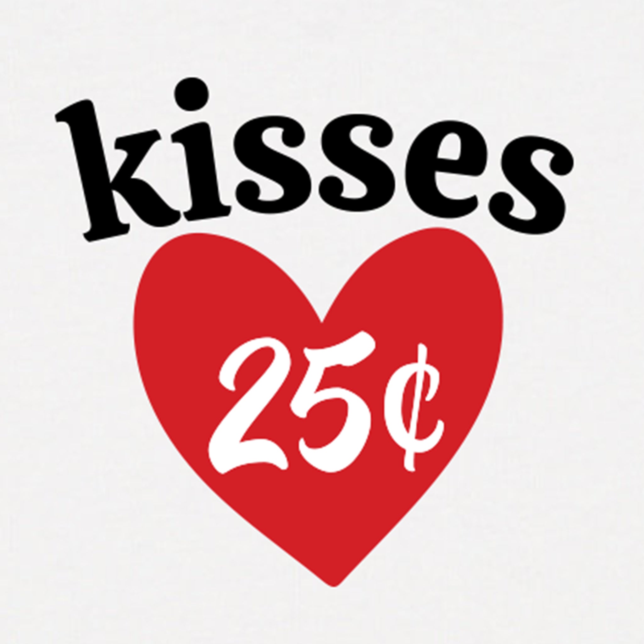 Kisses 25 Valentine Graphic Onesie