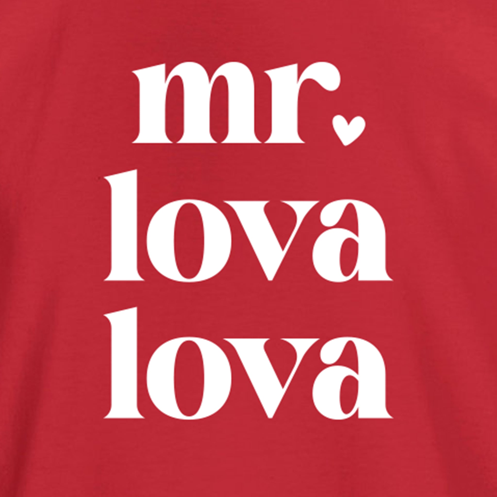 Mr. Lova Lova Valentine Graphic Onesie
