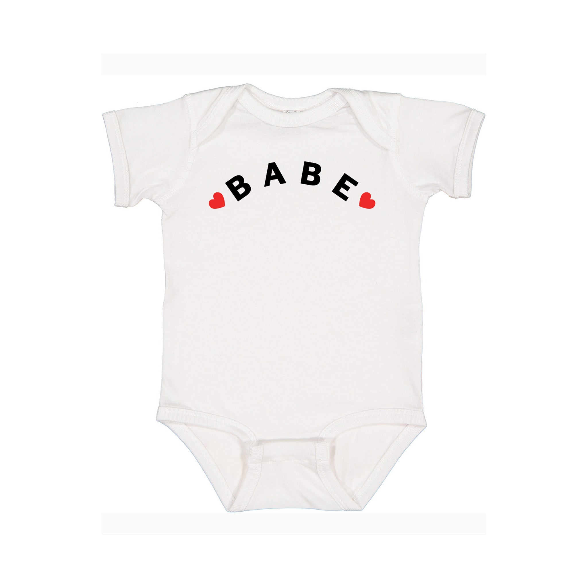 Babe Graphic Valentine's Onesie