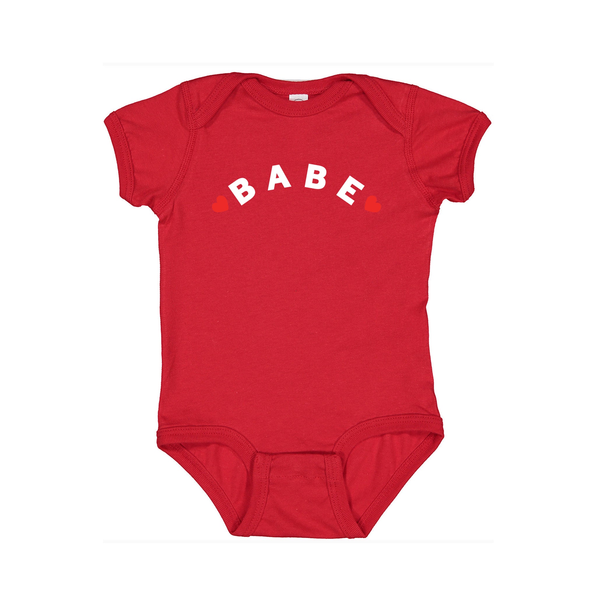 Babe Graphic Valentine's Onesie