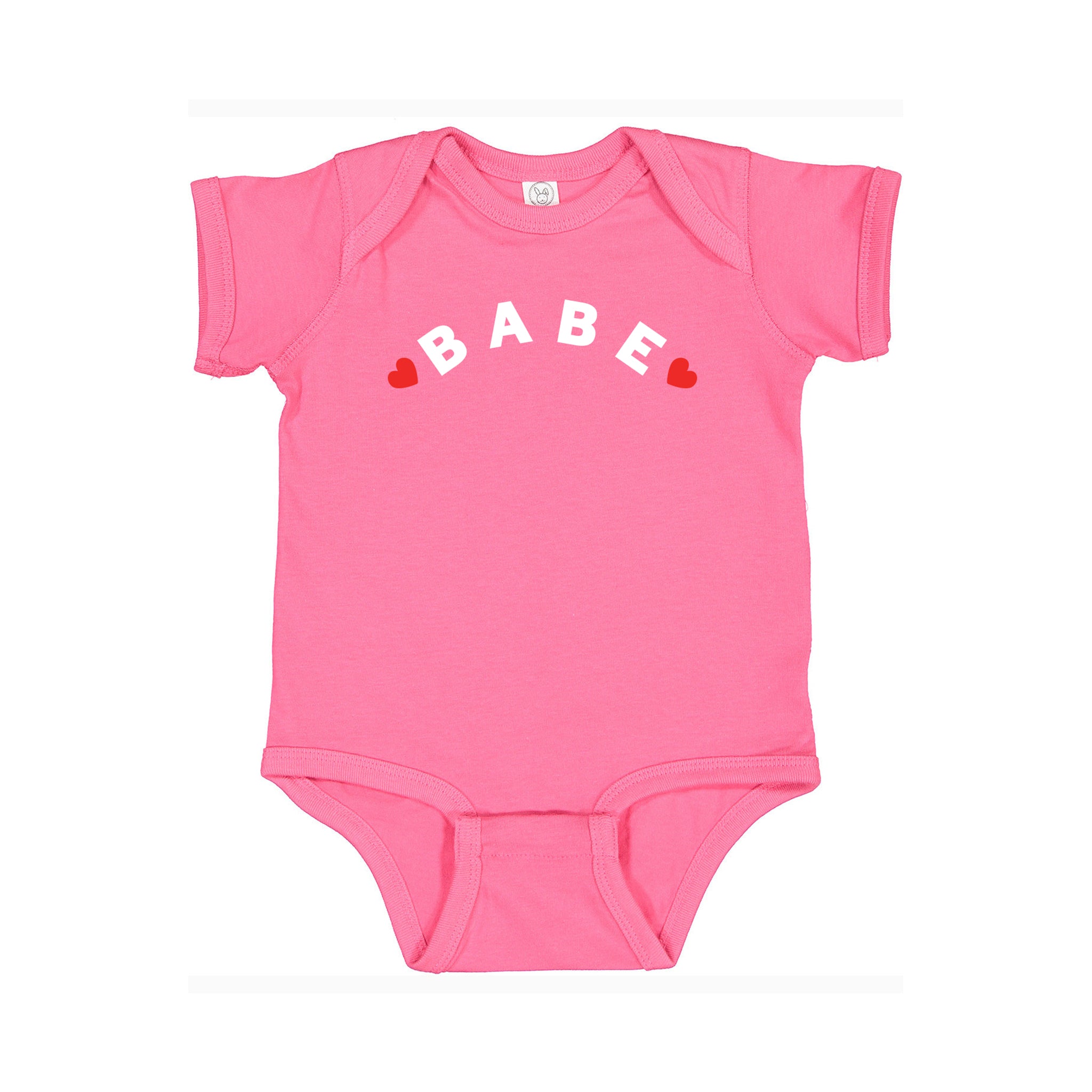 Babe Graphic Valentine's Onesie