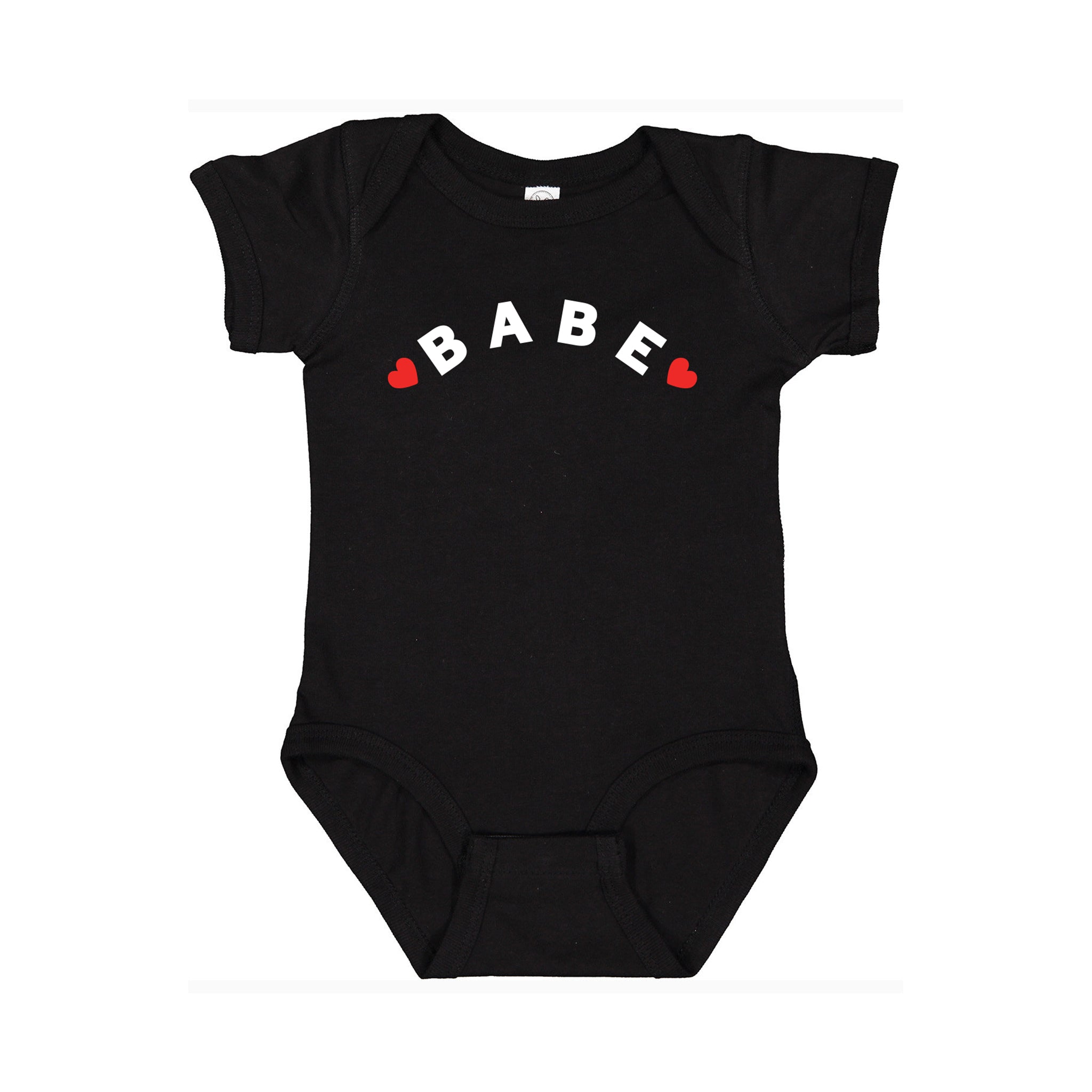 Babe Graphic Valentine's Onesie