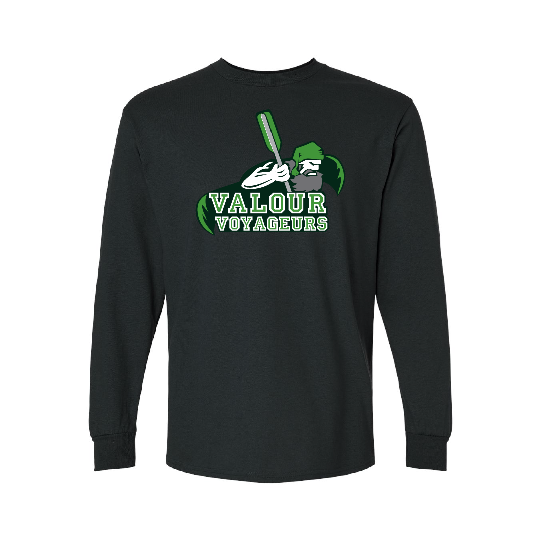 VALOUR - Unisex Printed Cotton Long Sleeve - Valour Voyageurs
