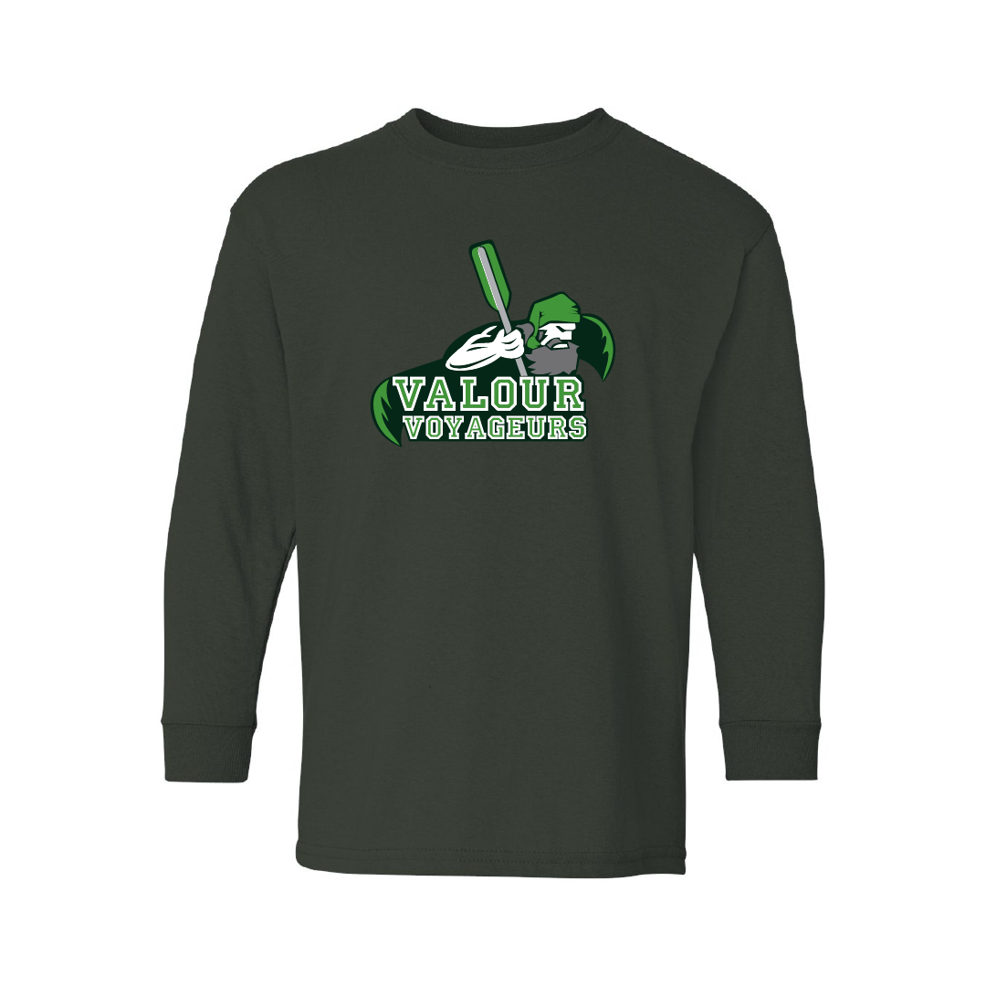 VALOUR - Youth Printed Cotton Long Sleeve - Valour Voyageurs
