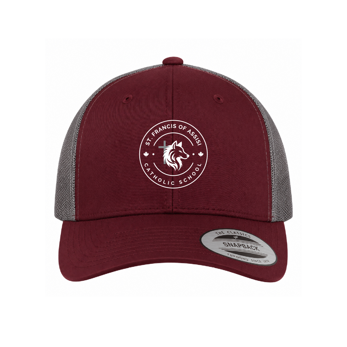 SFA Trucker Hat - Maroon/Grey - SFA Logo