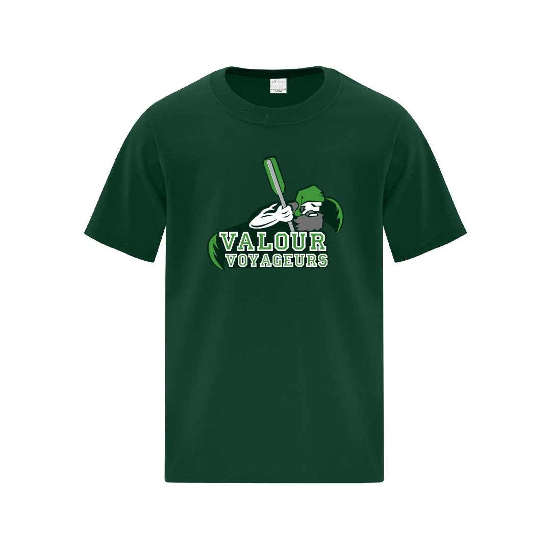 VALOUR - Youth Printed Cotton T-Shirt - Valour Voyageurs