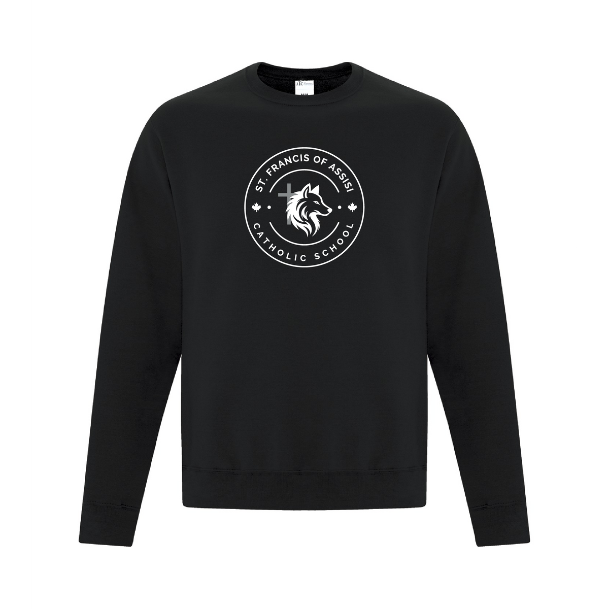 SFA Adult Crewneck - Black - Front Print