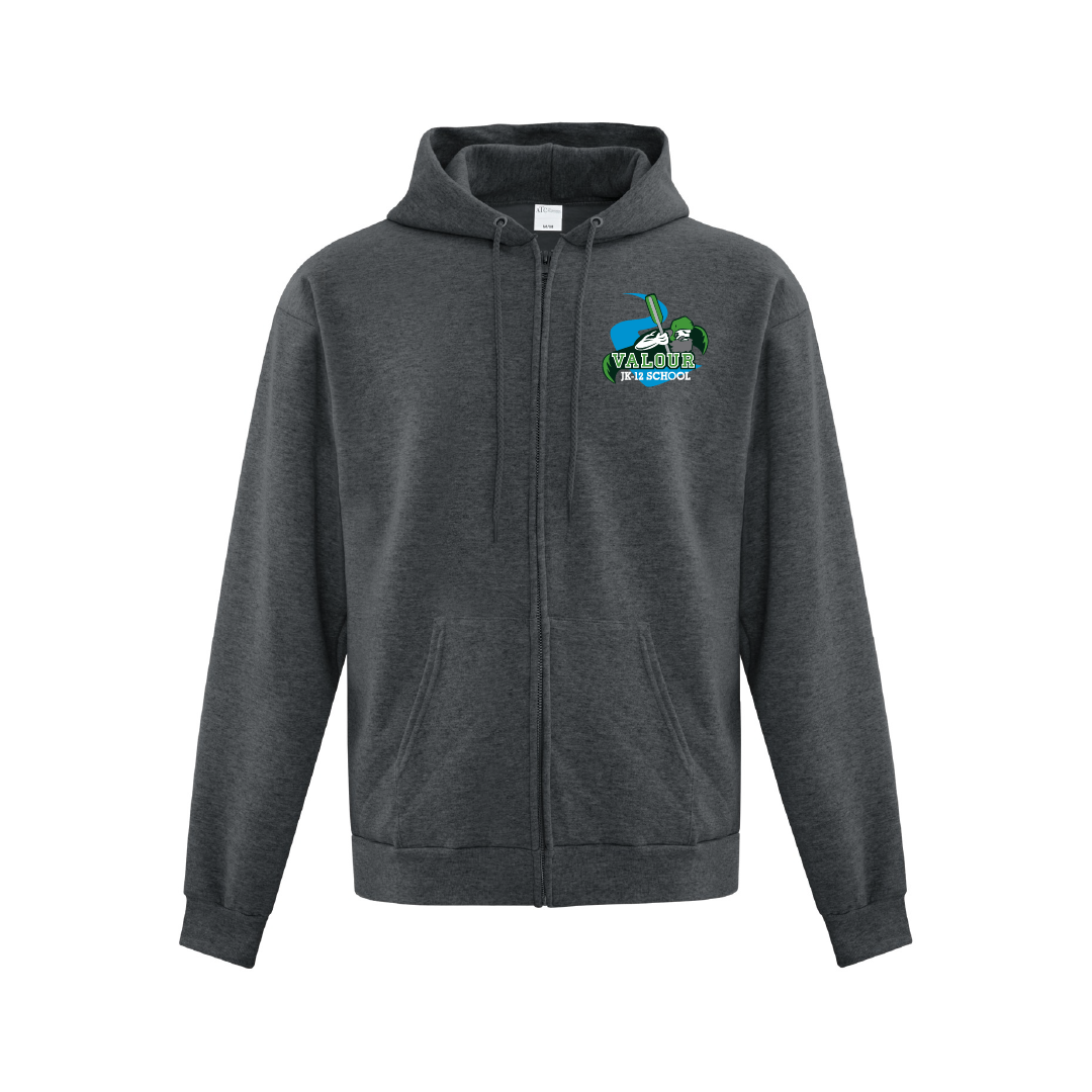 VALOUR - Unisex Printed Full-Zip Hoodie - Valour JK-12