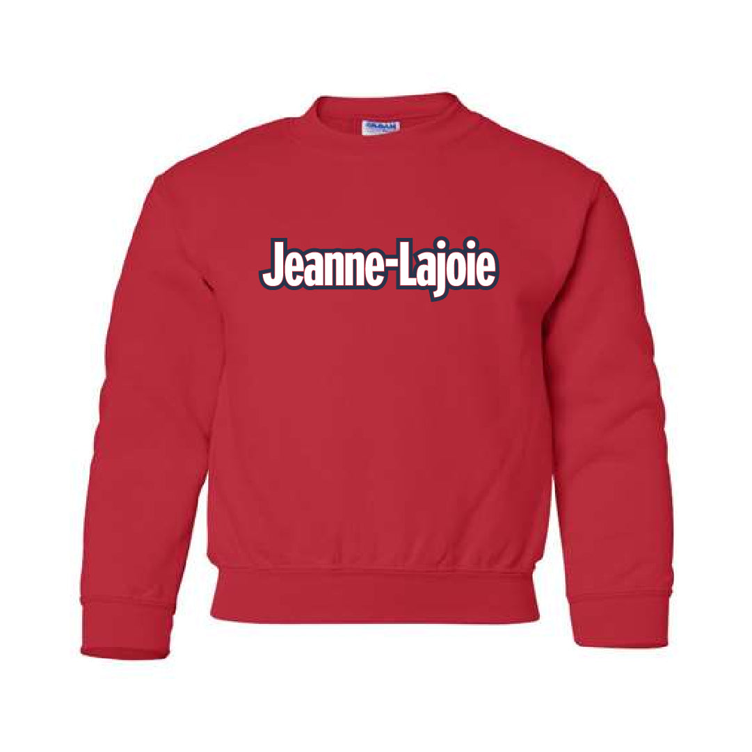 JL-E - Printed Youth Heavy Blend Fleece Crew