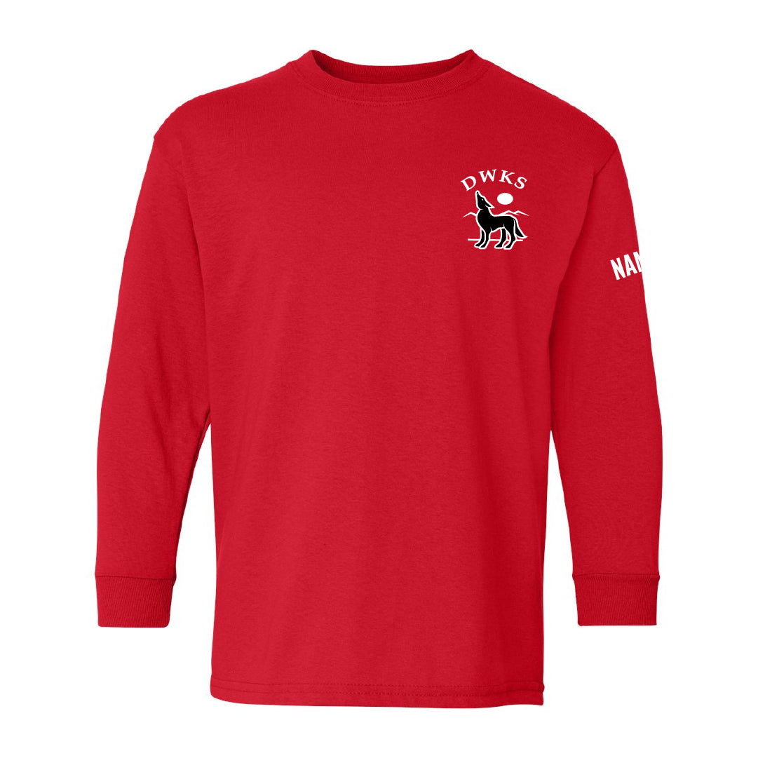 DWKS - Printed Youth Cotton Long-Sleeve T-Shirt