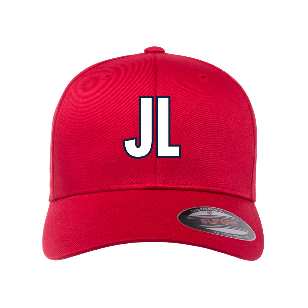 JL-E Embroidered Adult Flexfit Fullback Cap