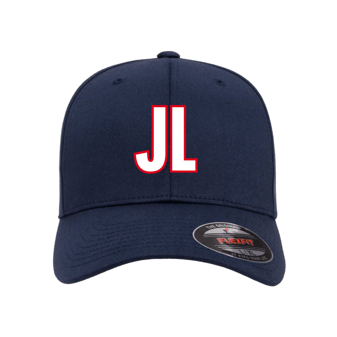 JL-E Embroidered Adult Flexfit Fullback Cap