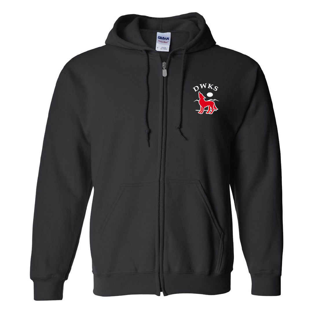 DWKS - Embroidered Adult Full Zip Hoodie