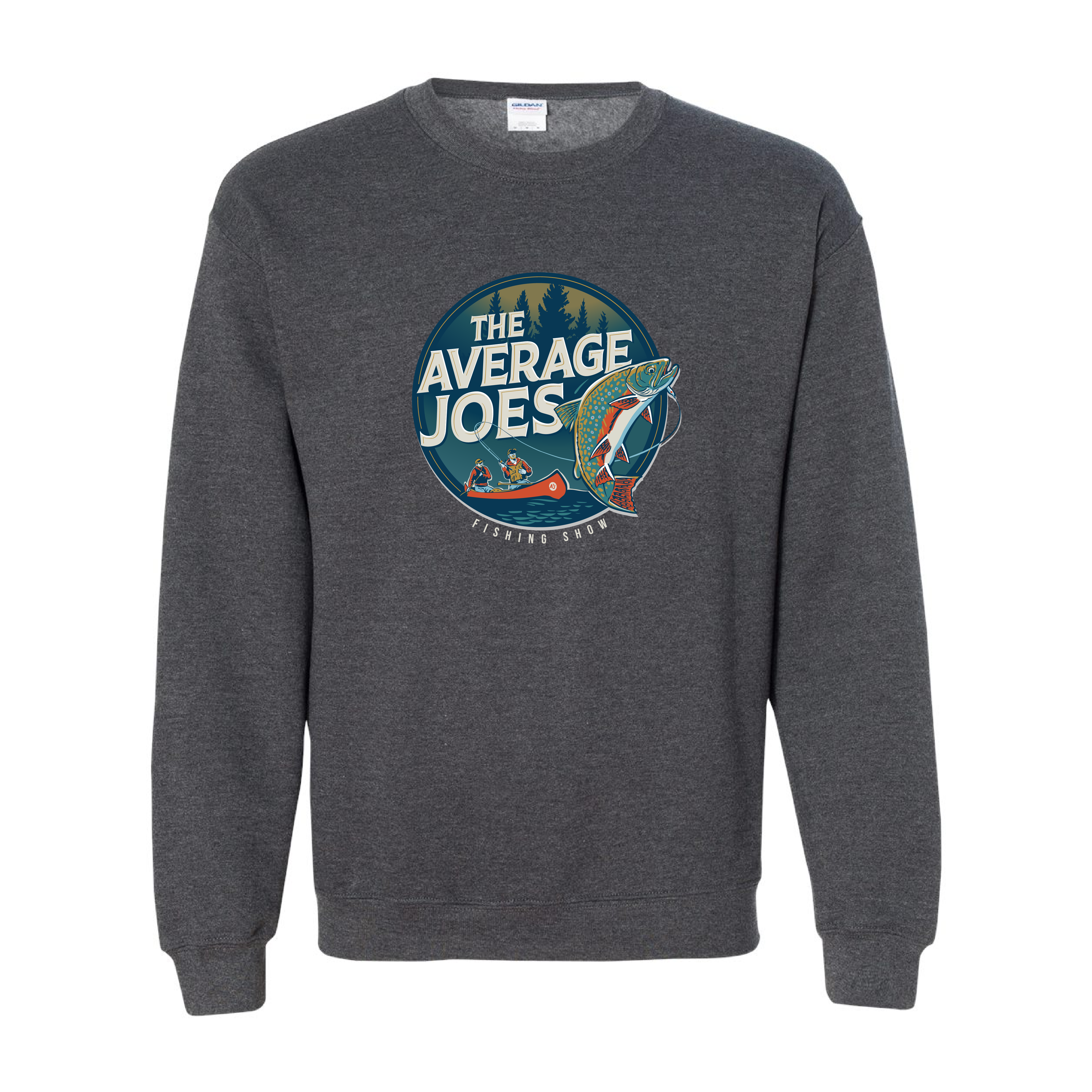 AJF - Average Joes Fishing Show Printed Adult Crewneck Sweatshirt
