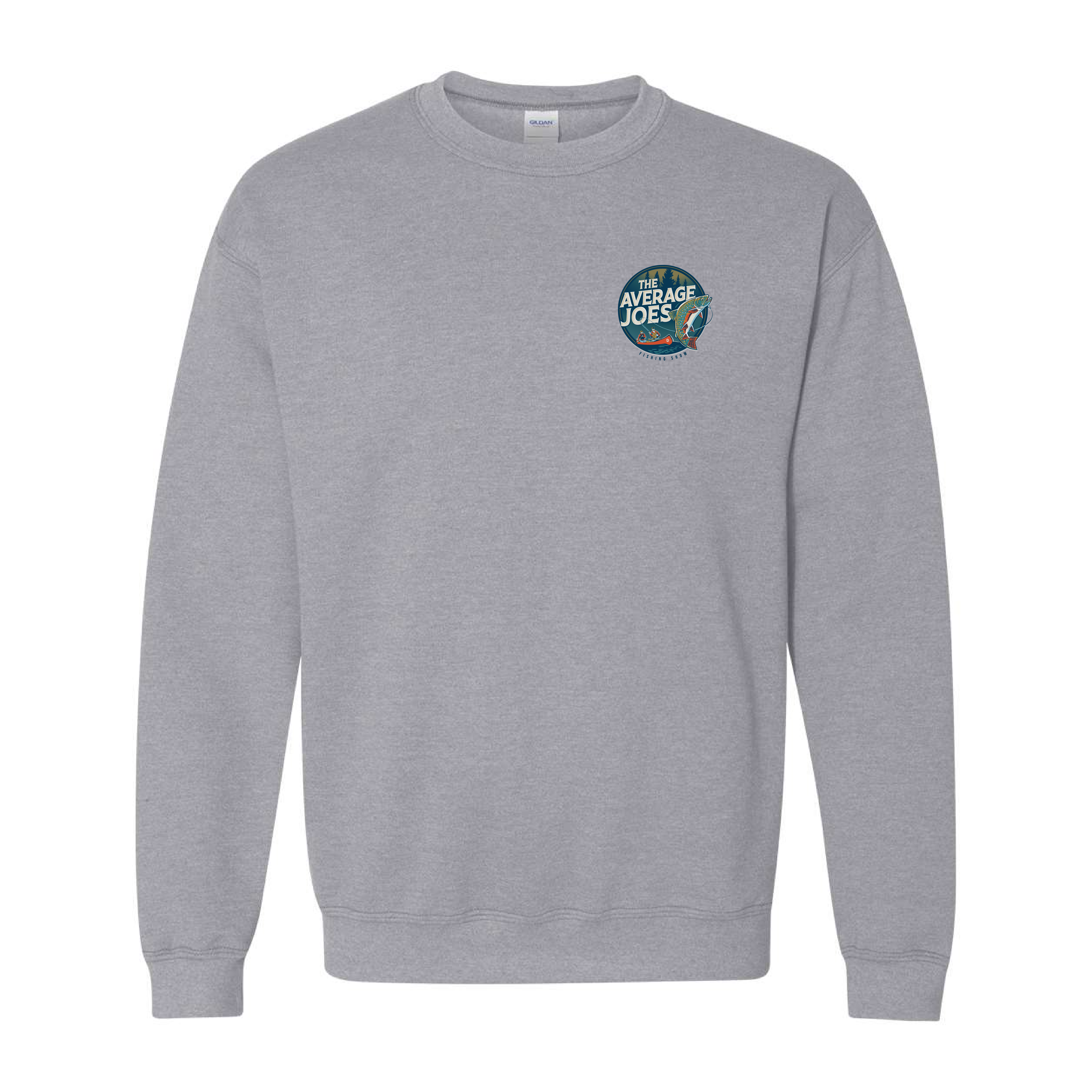 AJF - Average Joes Fishing Show Printed Adult Crewneck Sweatshirt