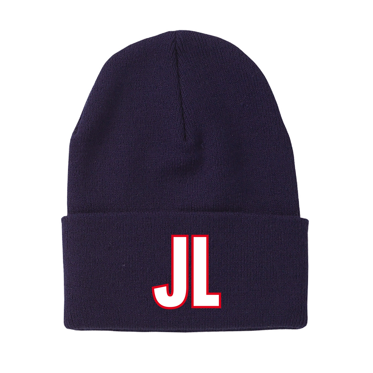 JL-E - Embroidered Fold-Up Beanie
