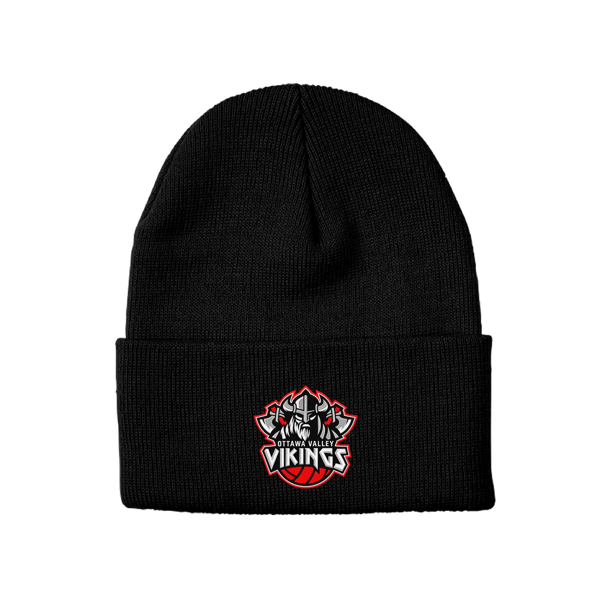 Vikings C100 black beanie - logo
