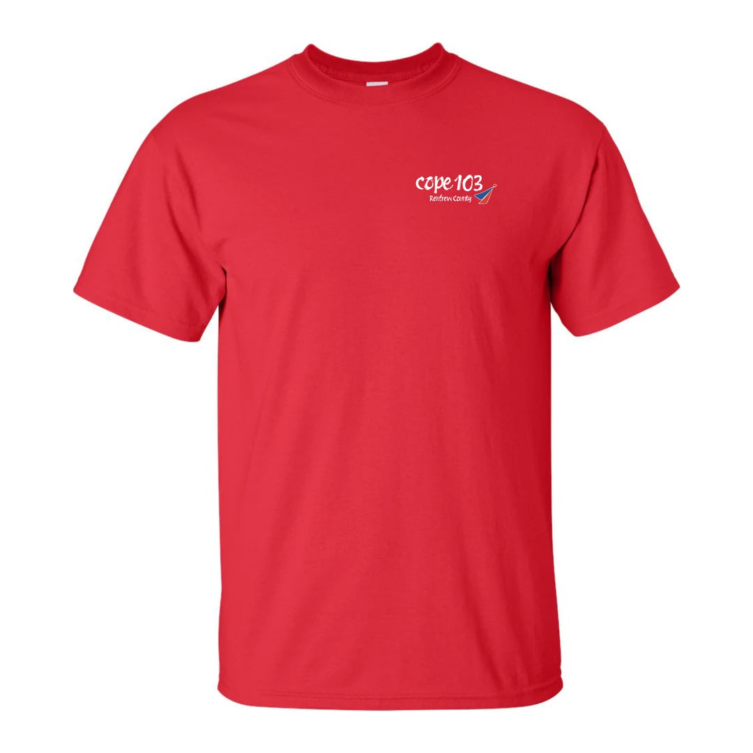 COPE 103 Red Friday Unisex T-Shirt - Front