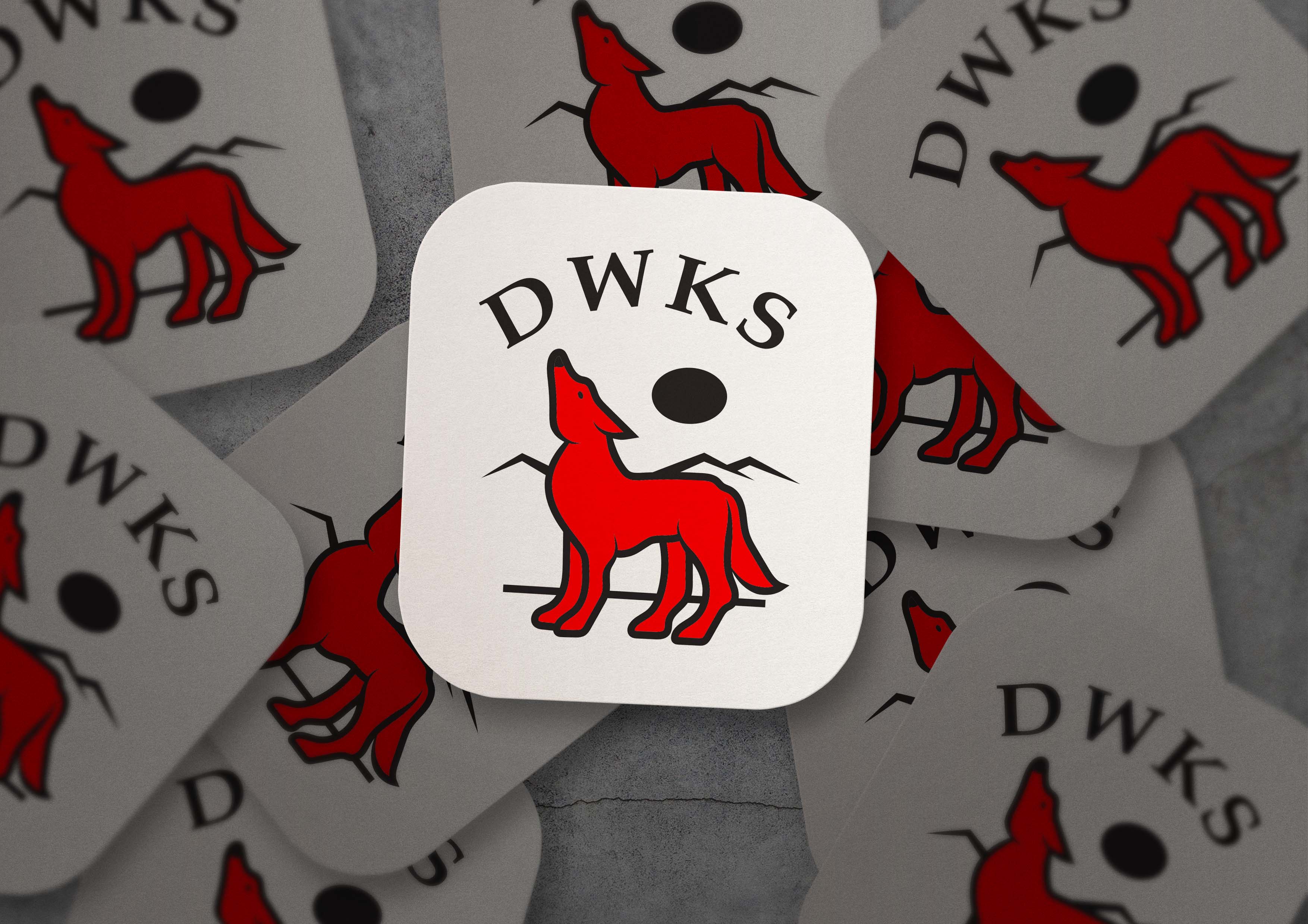 DWKS - Autocollant Coyote