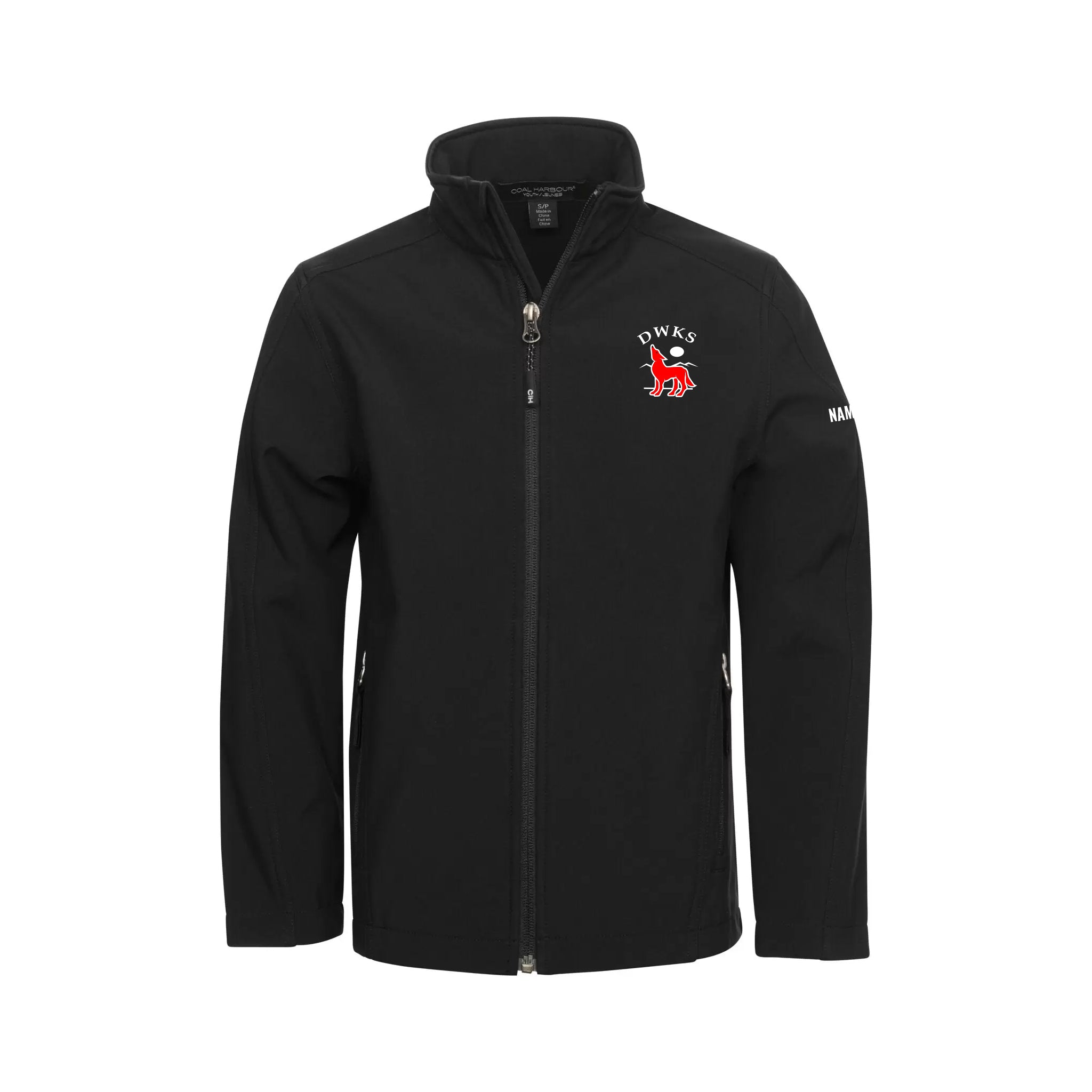 DWKS - Embroidered Soft Shell Youth Jacket