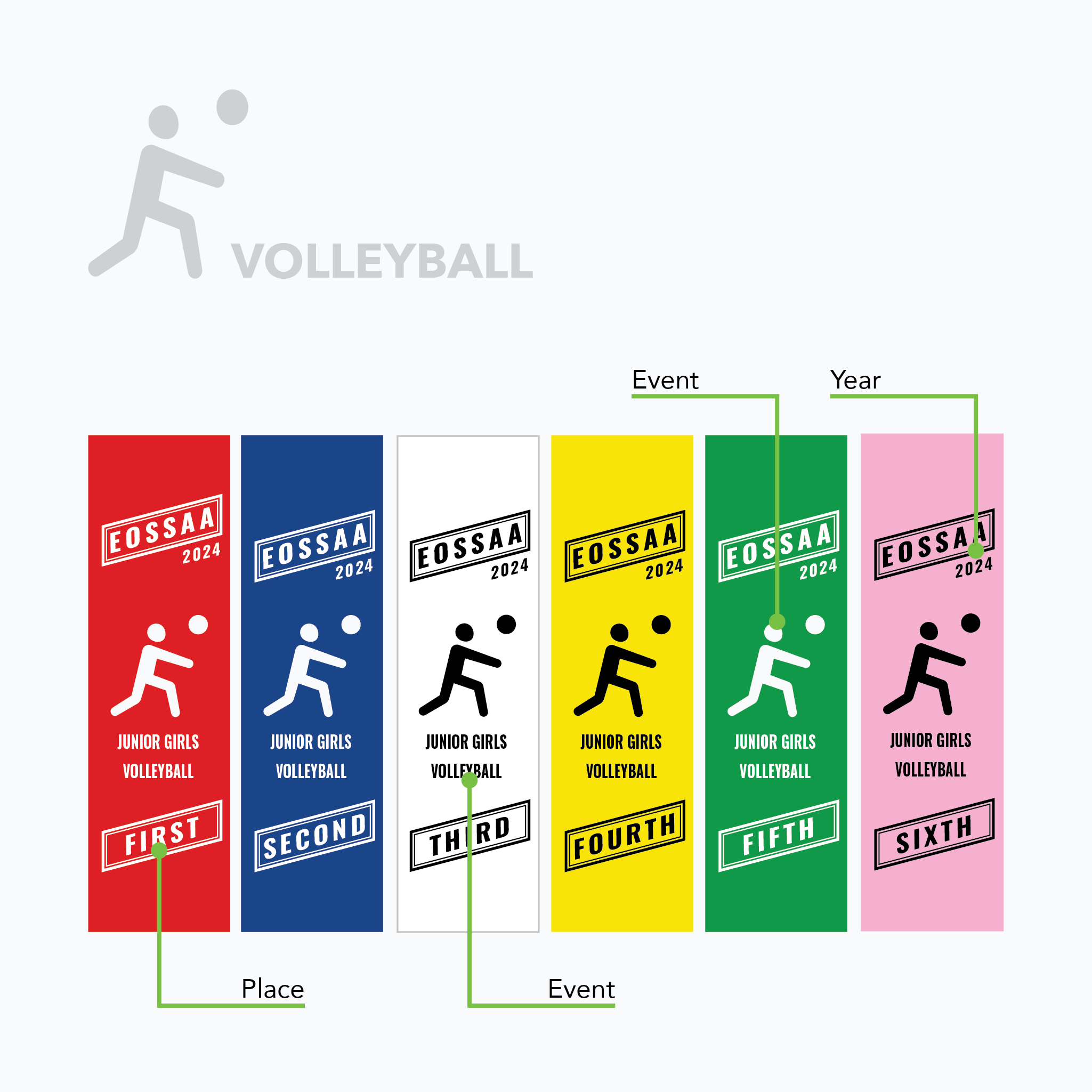 EOSSAA - Customized Silk Ribbons