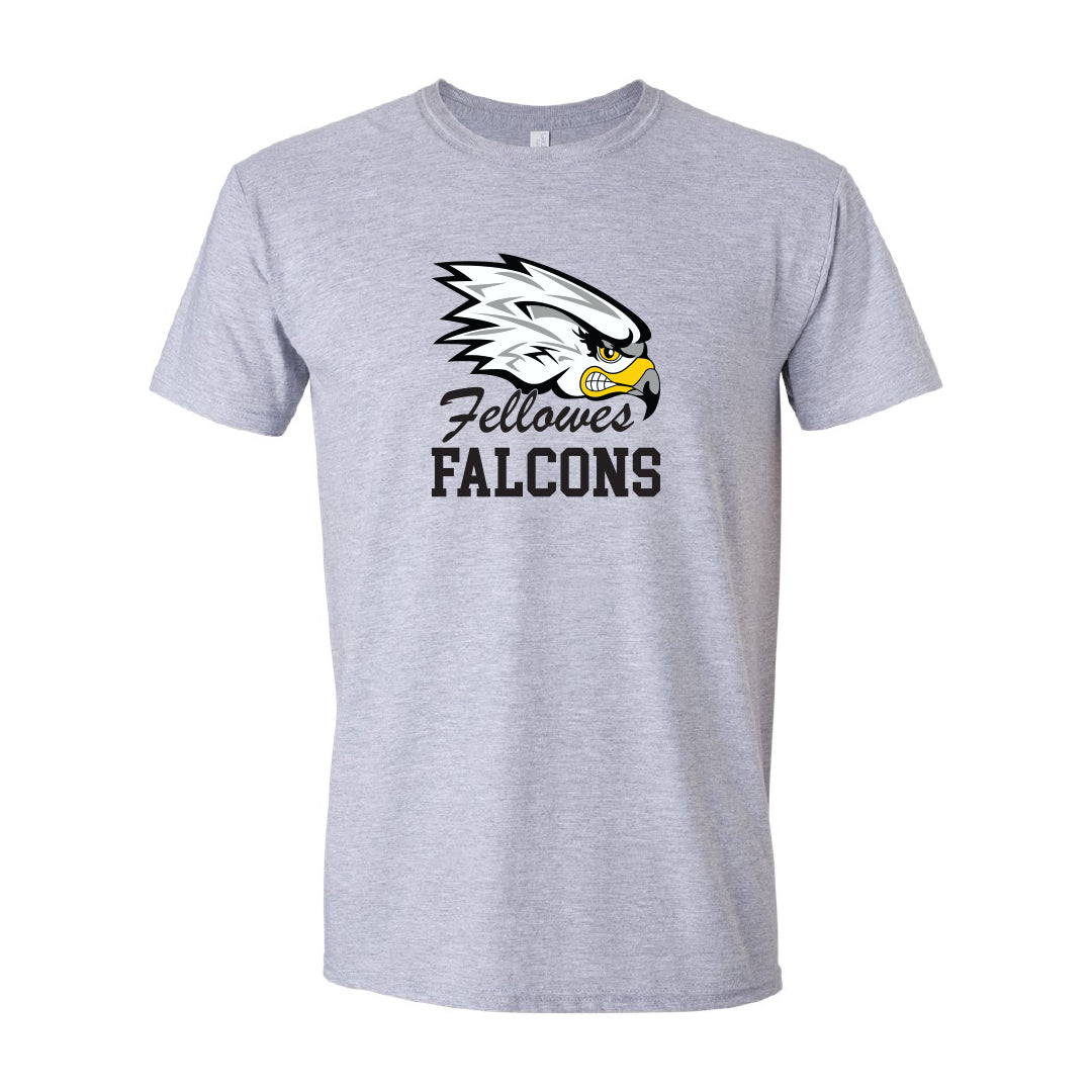 FHS - Printed Adult Super Soft T-Shirt - Fellowes Falcons