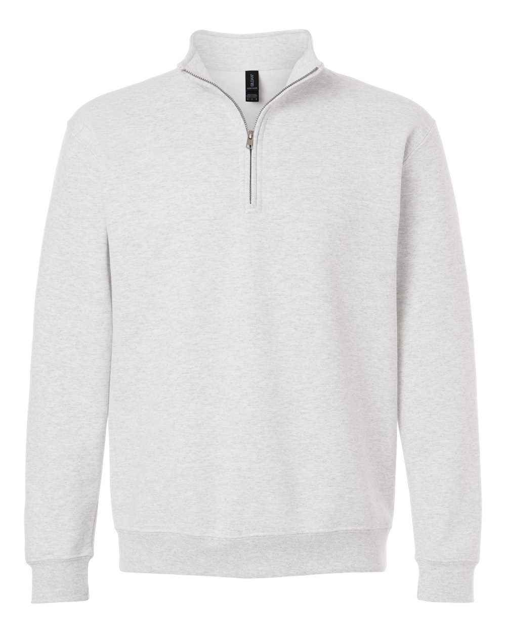 Gildan 18810 quarter-zip sweatshirt in Ash