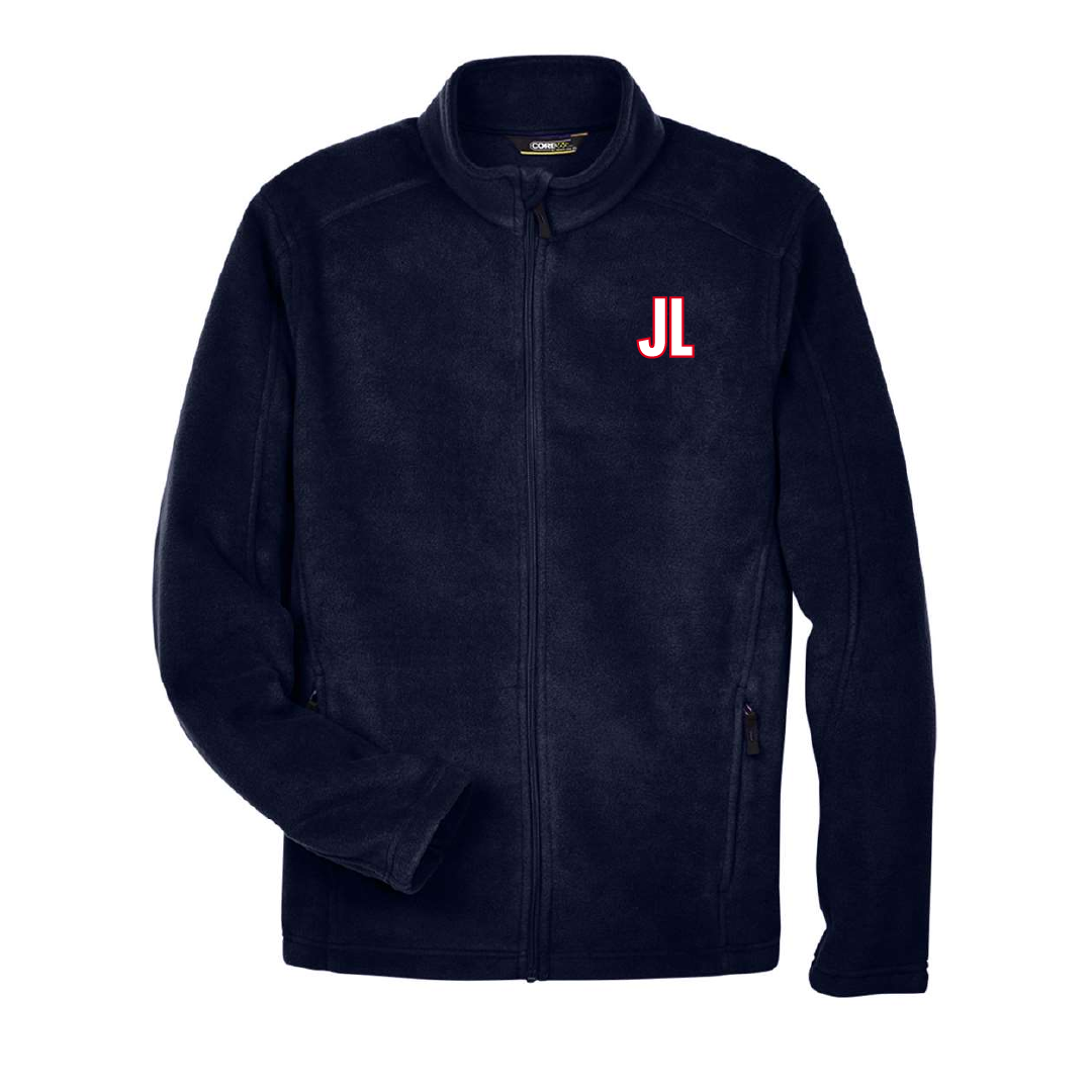 JL-E - Embroidered Men's Full Zip Sweater