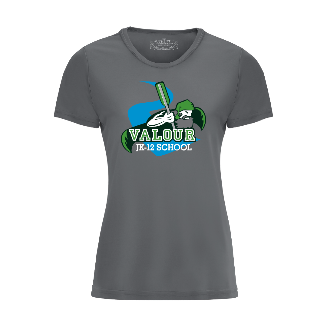 VALOUR - Ladies' Printed Poly T-Shirt - Valour JK-12