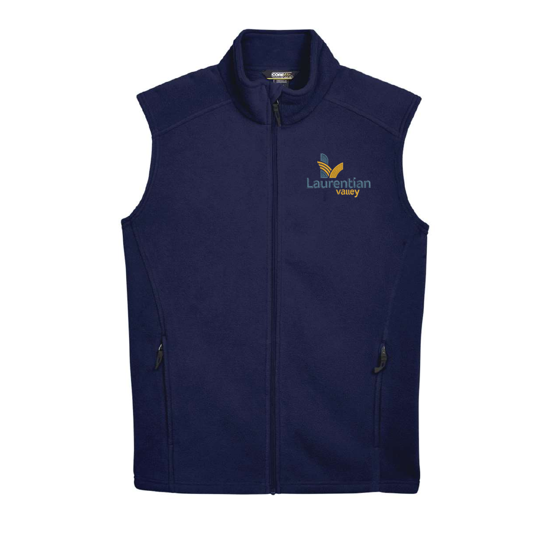 LV - Embroidered Men's Fleece Vest