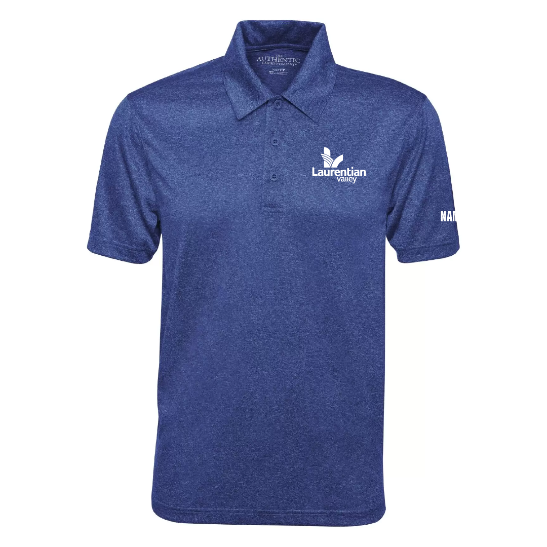 LV - Embroidered Adult Heather Performance Polo