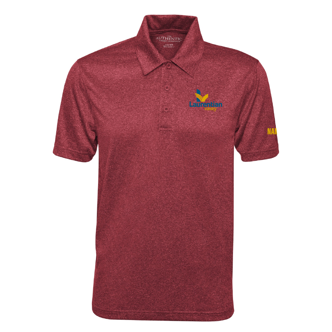 LV - Embroidered Adult Heather Performance Polo
