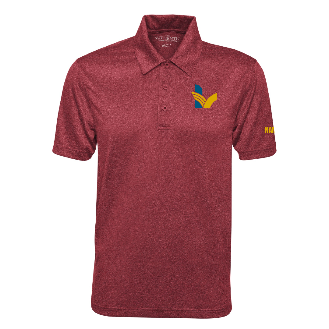 LV - Embroidered Adult Heather Performance Polo