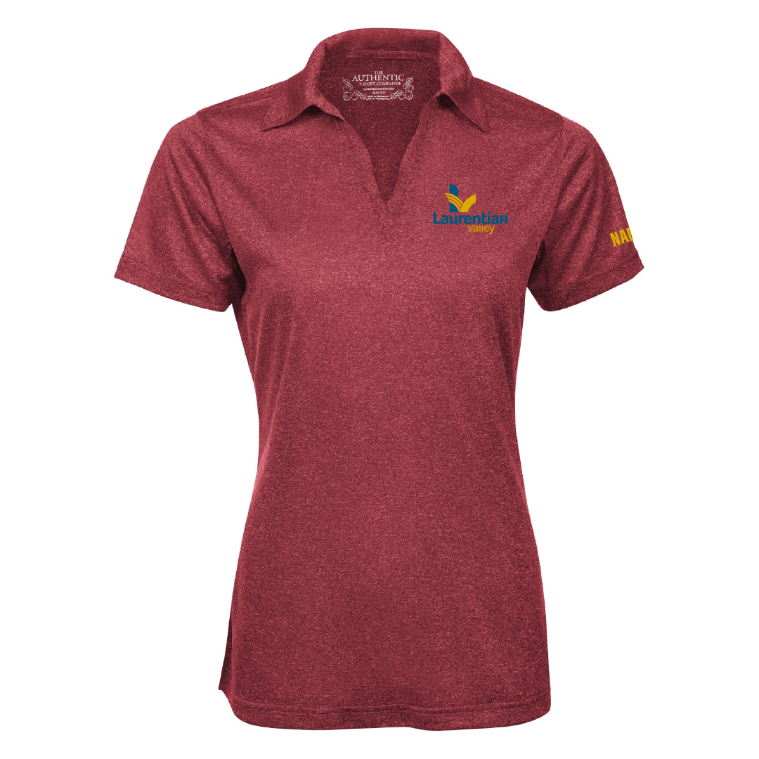 LV - Embroidered Ladies Heather Performance Polo
