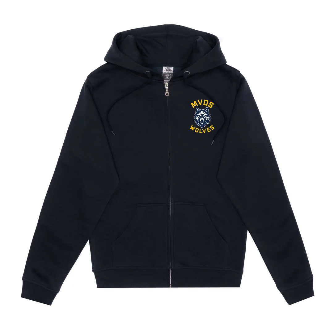 MVDS - Embroidered Unisex Full Zip Hoodie