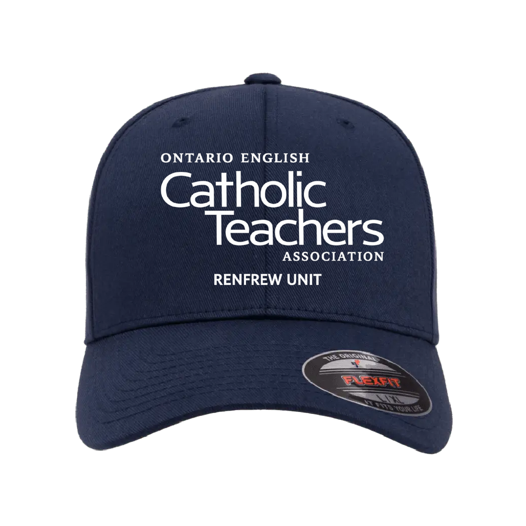 Casquette brodée OECTA Flexfit en mélange de coton