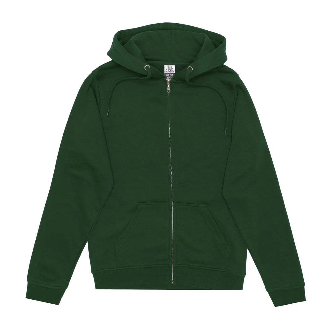 Unisex Full Zip Hoodie - HERO-3020