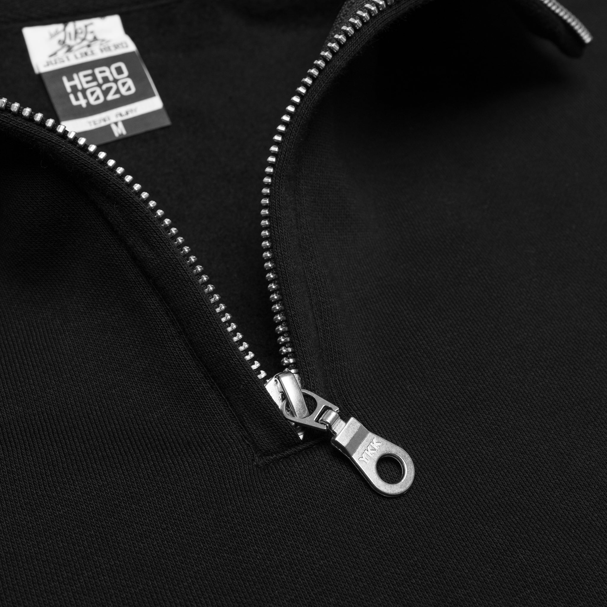 Sweat-shirt unisexe à fermeture éclair quart de tour HERO-4020