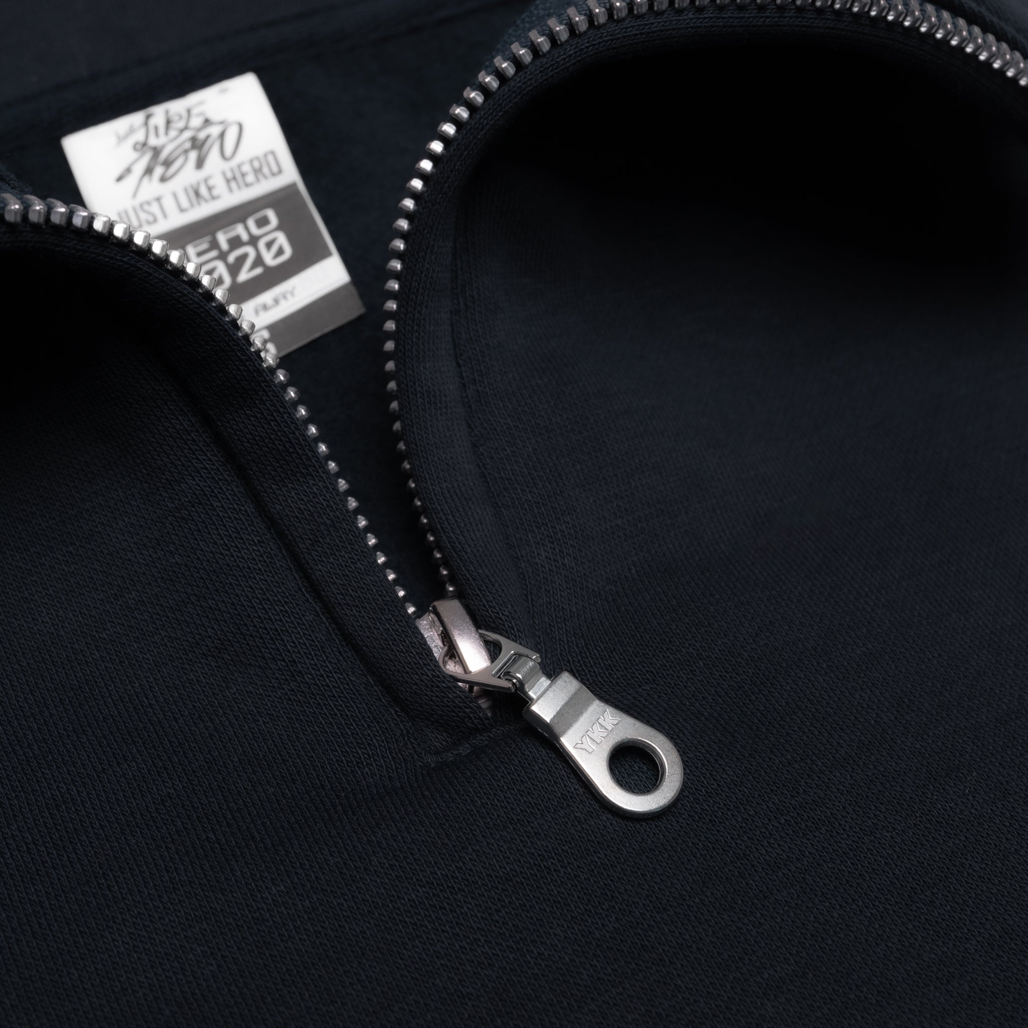 Sweat-shirt unisexe à fermeture éclair quart de tour HERO-4020