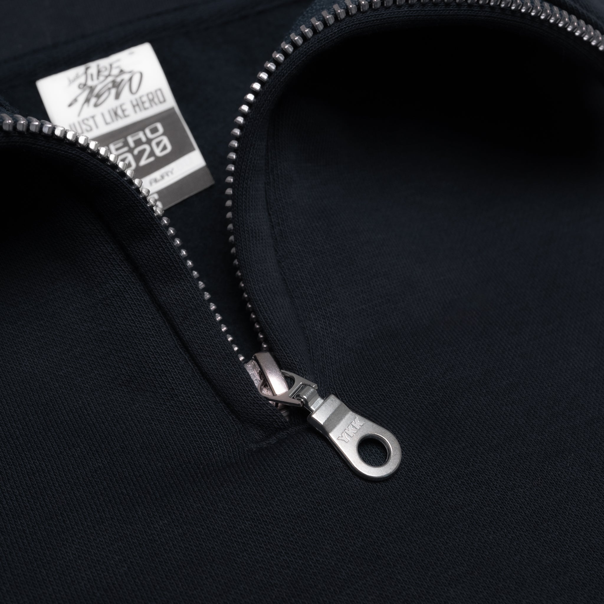 Sweat-shirt unisexe à fermeture éclair quart de tour HERO-4020