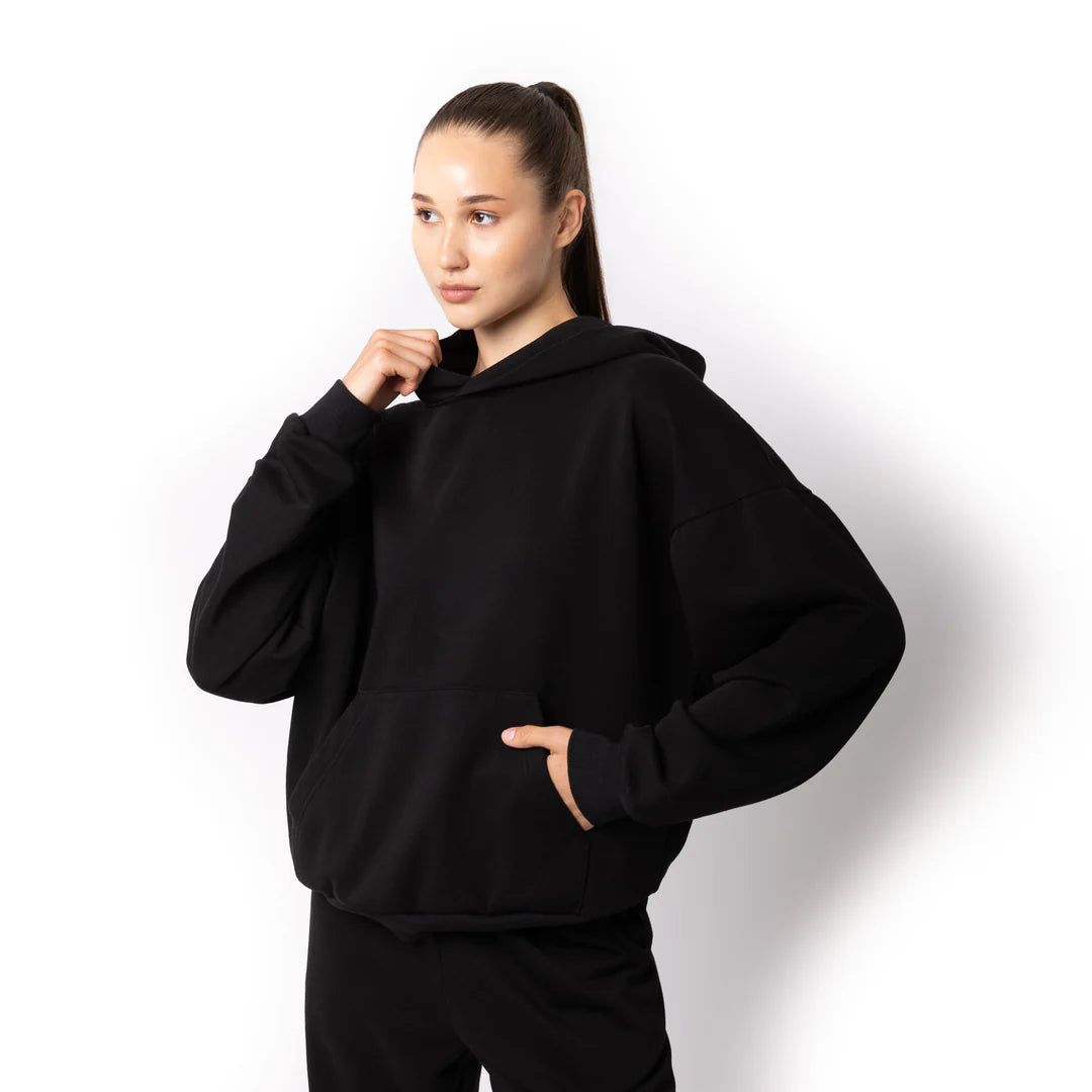 HERO-2120 Unisex Drop Shoulder Pullover Hoodie