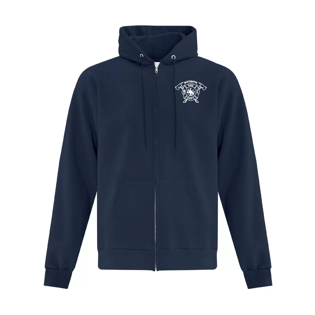 WWFD - Sweat à capuche zippé imprimé pour adulte