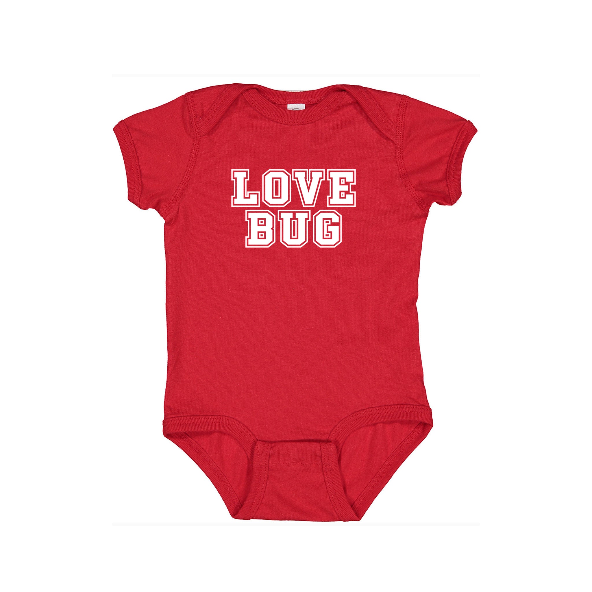 Love Bug Valentine Graphic Onesie